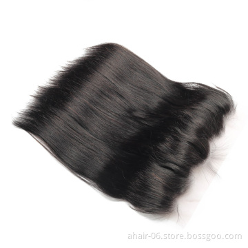 wholesale good quality body wave hair brazilian 13x4 lace frontal raw malaysian virgin hair